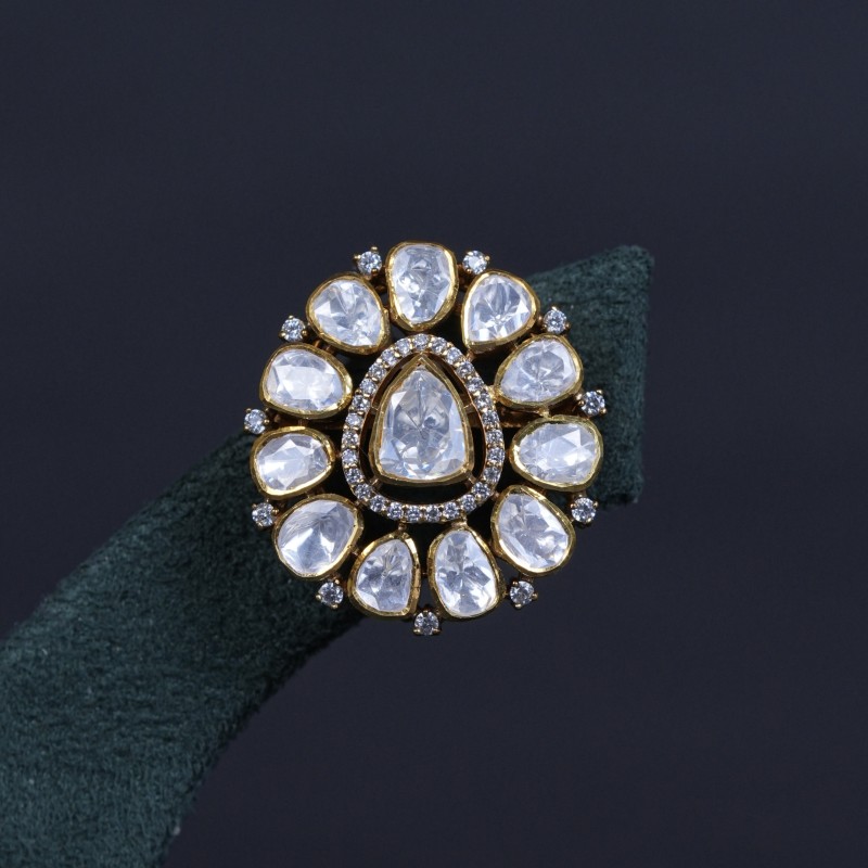 Royal Polki Sunburst Studs