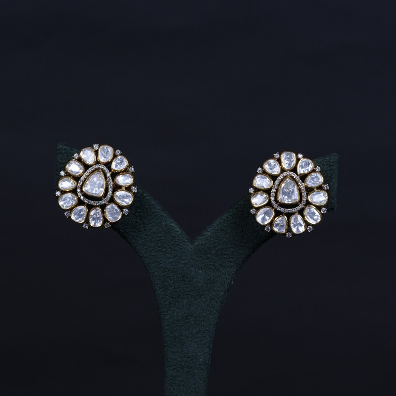 Royal Polki Sunburst Studs