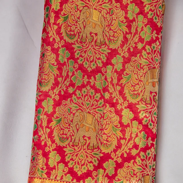 Royal Wine Pink Pure Handloom Kanjeevaram Silk Pattu Saree( Pure HandWoven Kanchi Pattu)