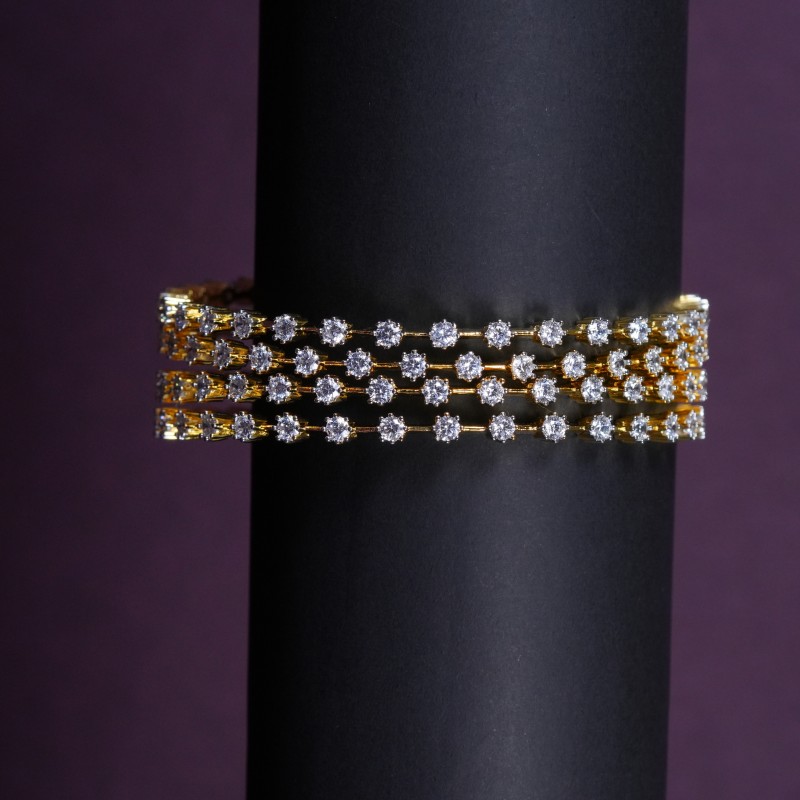 Classic American Diamond Tennis Bangles